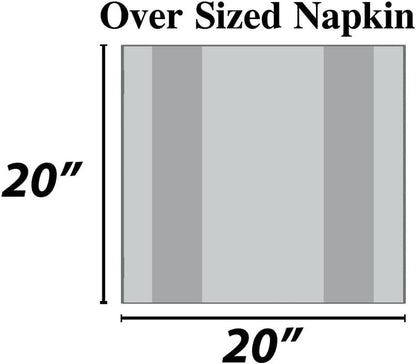 Dinner Napkins Sunflower Print Cloth Napkins (Set of 12) Oversized 20X20 Inches 100% Cotton Premium Quality Soft Durable with Mitered Corners Reusable Washable Everyday Use Parties Napkins
